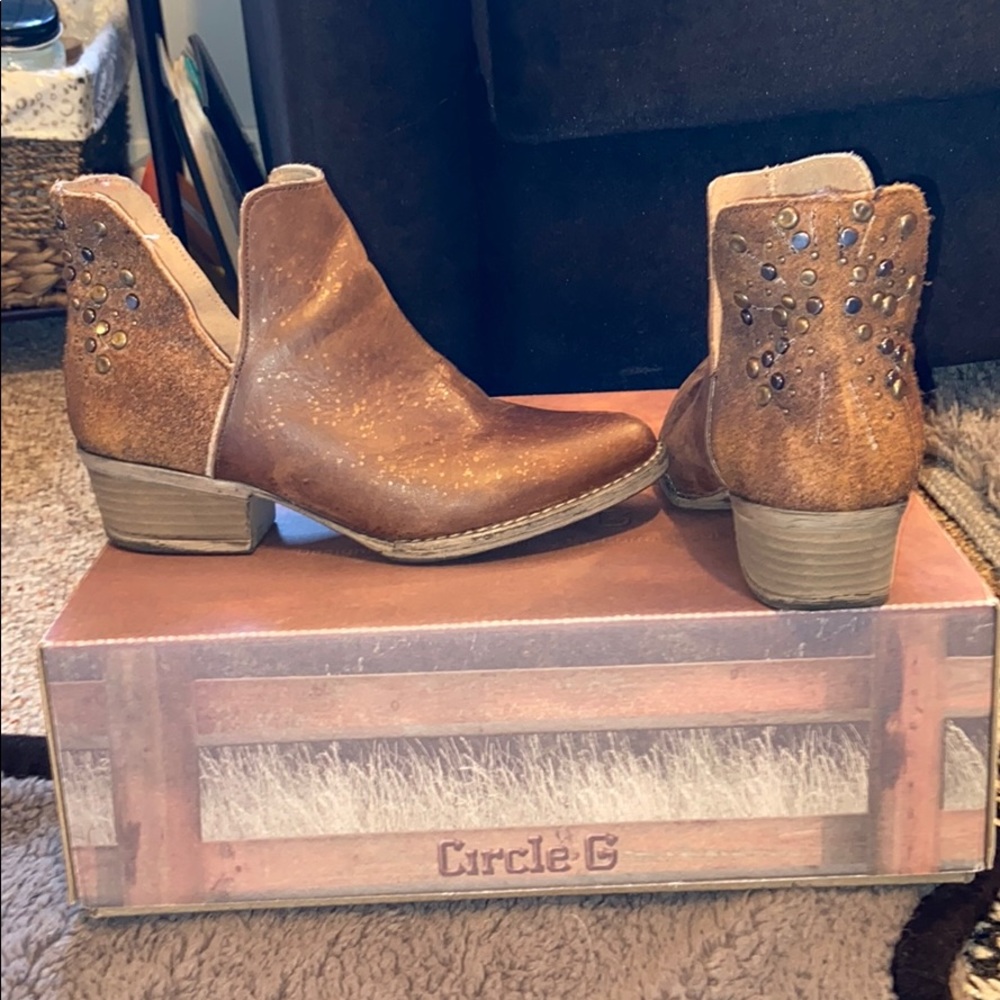 Booties with original box.